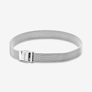 Charmes Pandora Reflexions Mesh Argent | 6389-HWUKP