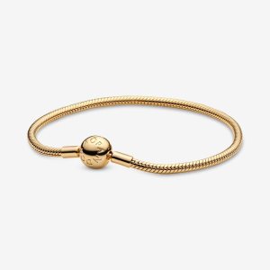 Charmes Pandora Smooth 18k Doré | 9234-UDNFS