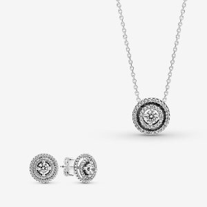 Collier Et Boucles D'oreilles Ensembles Pandora Something New Argent | 7259-DJGEO