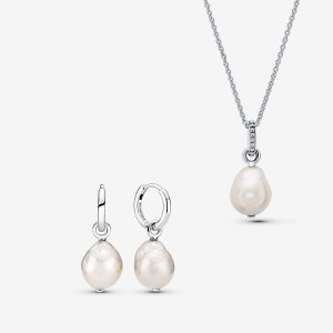 Pendentifs Pandora Freshwater Cultured Baroque Pearl Argent | 5903-XTMNR