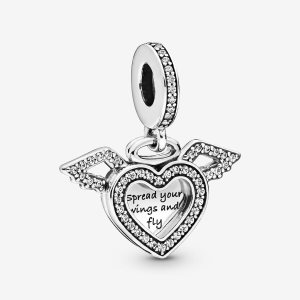 Pendre Pandora Angel Wings Argent | 5269-PDUYI