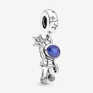 Pendre Pandora Astronaut In The Galaxy Argent | 8936-HRZDY