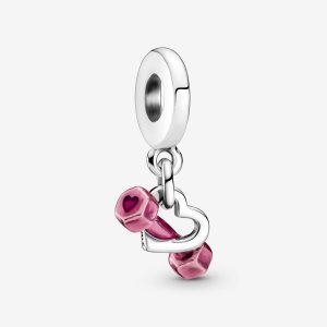 Pendre Pandora Dumbbell & Argent | 6314-EGSZY