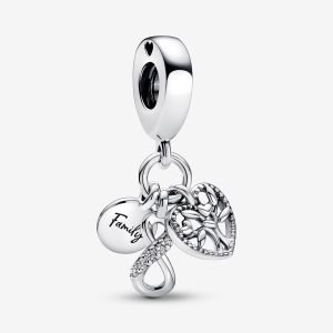 Pendre Pandora Family Infinity Triple Argent | 8796-GTCDV