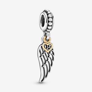 Pendre Pandora Love & Guidance Angel Wing Two-tone | 1375-EBGDV