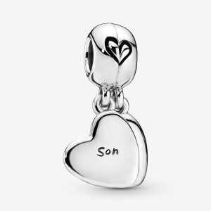 Pendre Pandora Mother & Son Love Argent | 0465-XOMVS