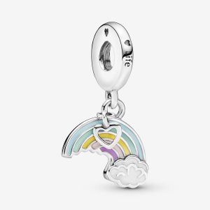 Pendre Pandora Rainbow Cloud Argent | 9031-IJYWK