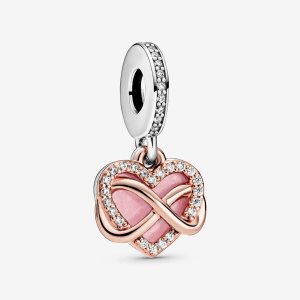 Pendre Pandora Sparkling Infinity Two-tone | 1678-AVZET