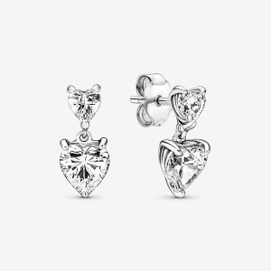 Étalon Pandora Double Sparkling Argent | 2759-QWMZF